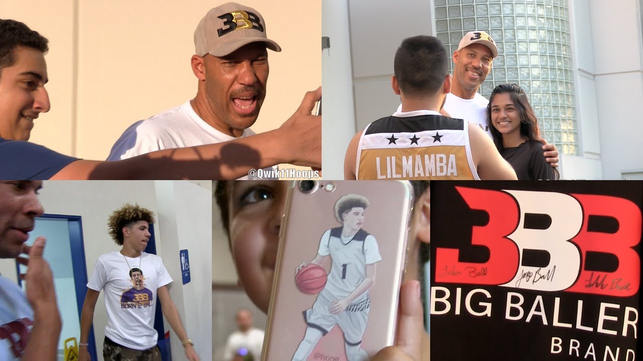 First Big Baller Brand Pop Up Shop In La Thousands Of Fans Waiting For Lavar Ball And Sons Youtube