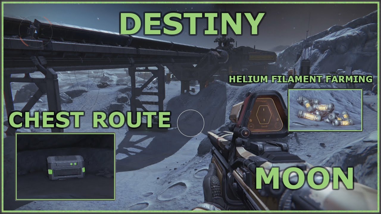 Destiny Moon Chest Route! Helium Filament Farming!