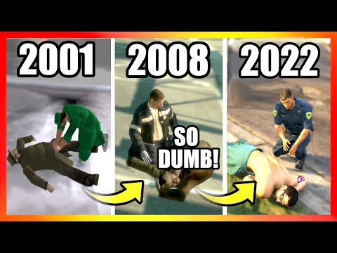 Evolution of PARAMEDICS LOGIC in GTA Games (2001-2022)