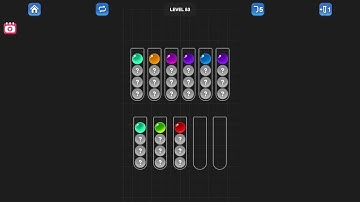 Ball Sort Puzzle - Color Game Level 53 Solution (Android)