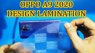 Oppo A9 2020 Backside Design Tape Lamination screenshot 5