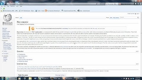 What Is Key Escrow? : Computers & Tech Tips
