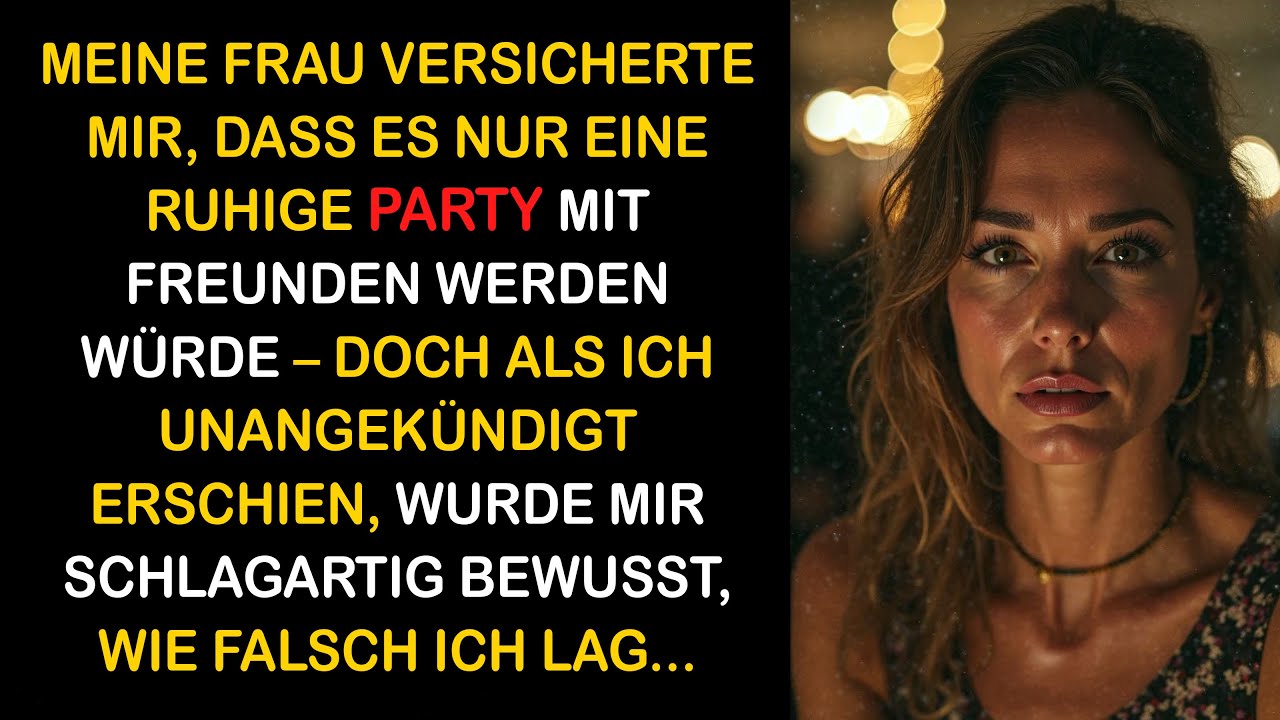 MEINE FRAU VERSPRACH EINE RUHIGE PARTY – DOCH ALS ICH KAM, ENTTARNTE SICH IHR WAHRES ICH.