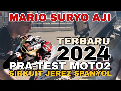 Pra-Test Moto2 Jerez Spanyol 2024 | Mario Aji Bersama Honda Team Asia Kembali Latihan Bersama