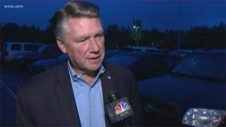 Mark Harris casts vote in race for 9th Congressional District