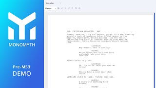 Monomyth - Pre MS3 Demo