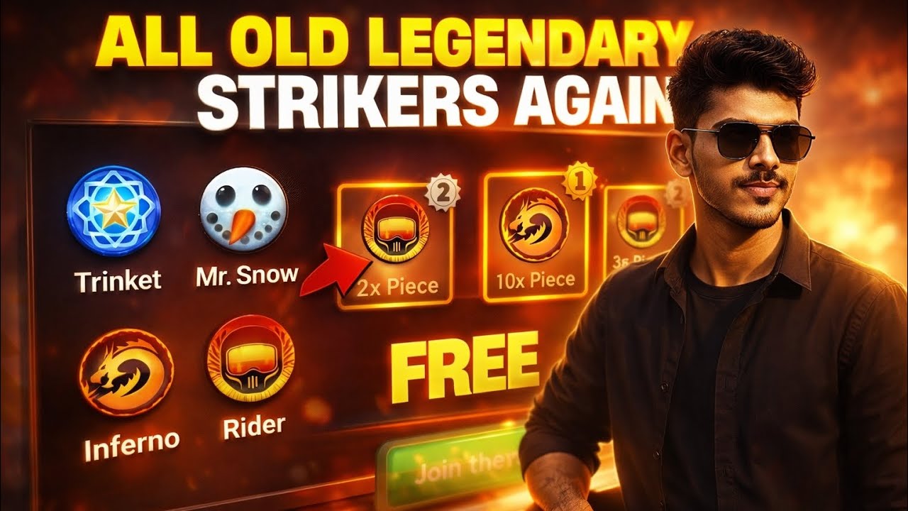 👉 OMG 😱 Carrom Pool All Old Legendary Strikers BACK AGAIN | FREE Unlock 🔥| C.FF.Offical #viralvideos