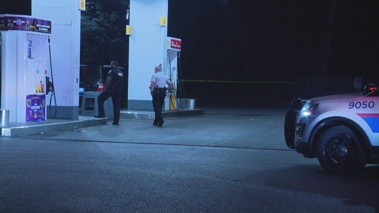 Man stabbed in Columbus gas station parking lot - YouTube