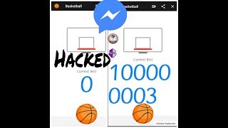 How to Hack / Cheat Facebook Messenger Basketball Game 2018 screenshot 2