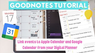 Sync Your iCal & Google Calendar with Your Digital Planner 🤯 | Goodnotes Tutorial