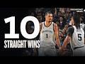 The Spurs KEEP ROLLING 😤 | Top Plays from 10+ Game Win Streak