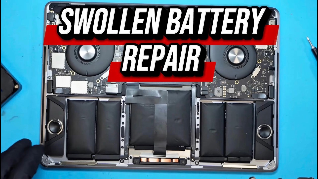 Macbook Pro A1706 Battery Replacement Late 2016 Mid 2017 - YouTube