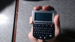 Calculator Video Review: Franklin Dictionary and Thesaurus (MWD-1470)