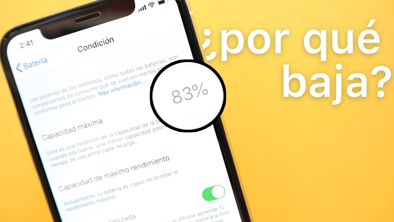 Porque Esta Amarilla La Bateria De Mi Iphone