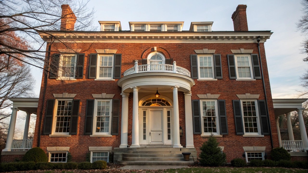 Дома в федеральном стиле: почему самая недооцененная архитектура Америки возвращается в 2026 году.