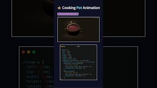 Pure CSS Cooking Pot Animation 🍲 | HTML &amp; CSS