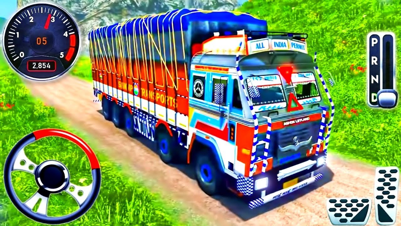 Indian Mountain Truck Driving Game