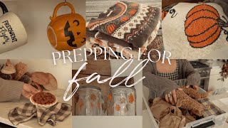 Decorating for Autumn 🍂 | Fall Coffee Bar, Shopping, Pulling Out Decor