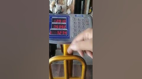 PK 4938 Weighing Scale Calibration Code not accept