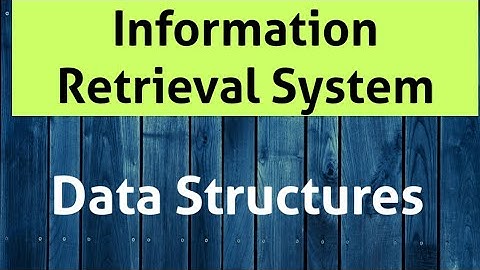 Data Structures introduction in Information Retrieval System || IRS in Telugu