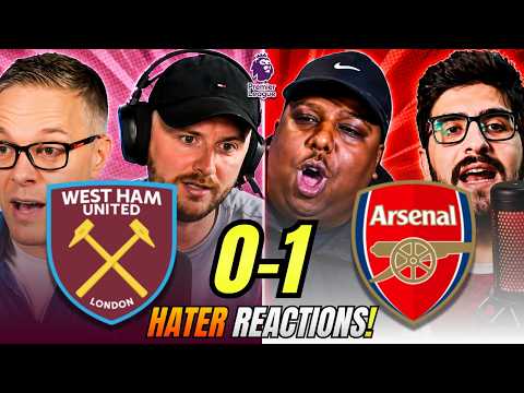 Arsenal’s RIVALS & HATERS reaction to West Ham 0-1 Arsenal | Premier League Fan Reactions