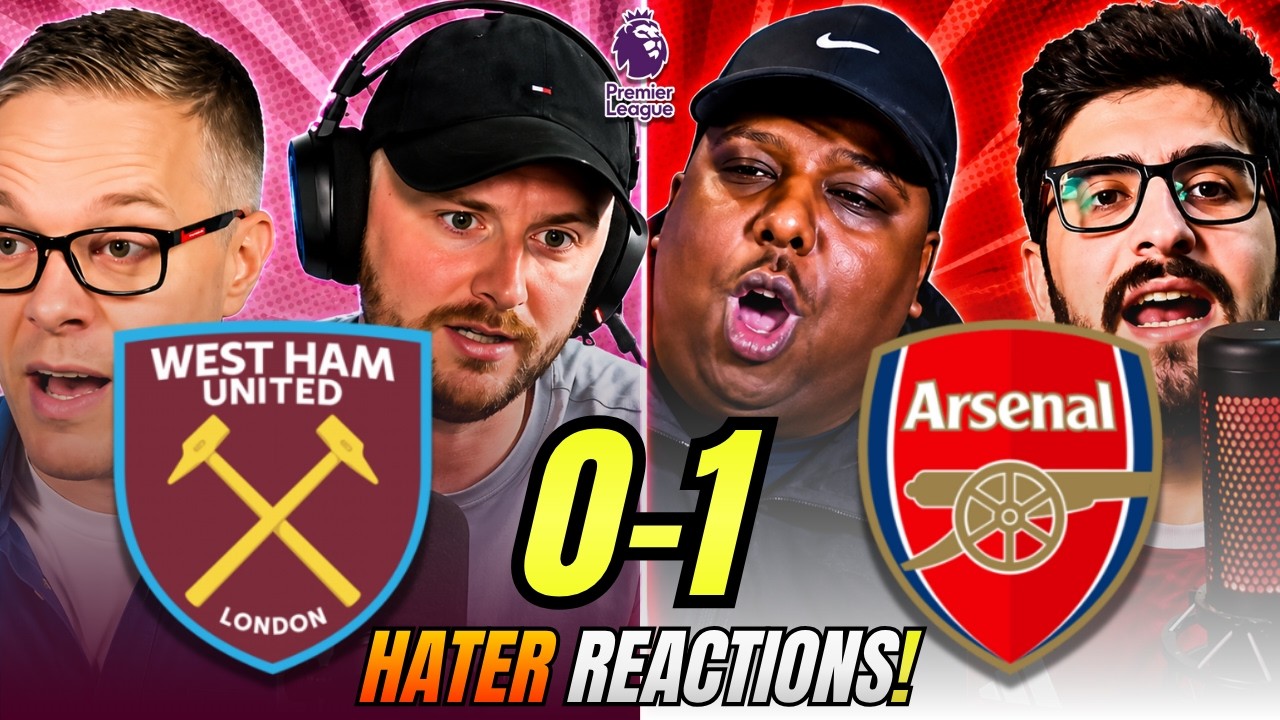 Arsenal’s RIVALS & HATERS reaction to West Ham 0-1 Arsenal | Premier ...