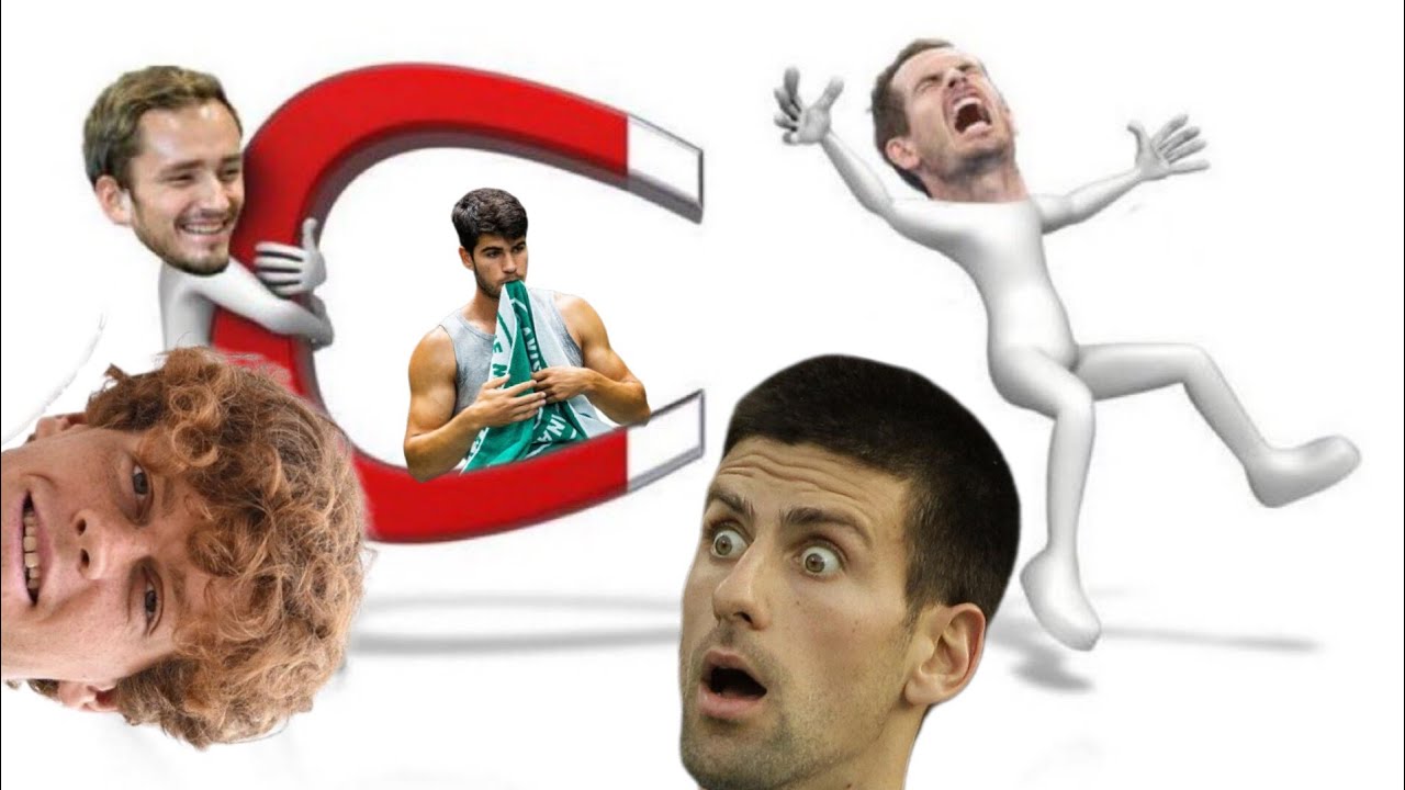 Jannik Sinner Djokovic Medvedev Rublev Tennis Funny Moments Андрей Рублёв Даниил Медведев Τσιτσιπάς