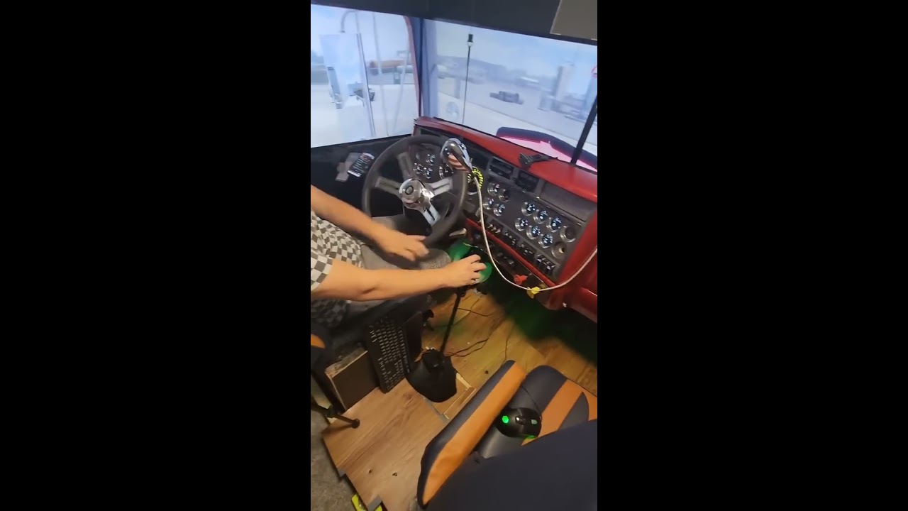 American truck simulator  Steeringwheel pc setup  shorts