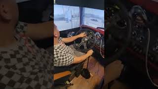 American truck simulator #Steeringwheel pc setup #shorts screenshot 4