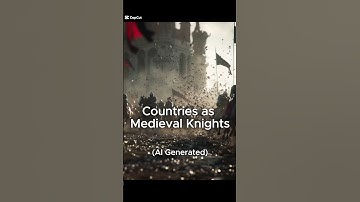 AI draws countries as medieval knights #ai #aiart #country #knight #warrior #midjourney