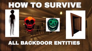 How To Survive: All Backdoor Entities in Roblox doors!
