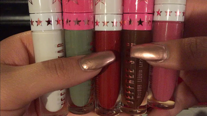 ASMR Unboxing Jeffree Star Cosmetics Liquid Lipstick + Swatch- whispering