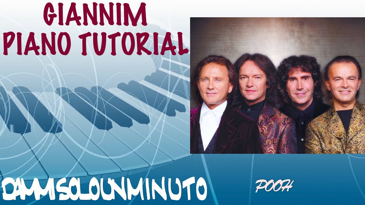 Dammi solo un minuto (Pooh) Tutorial completo per pianoforte con accordi by GianniM YouTube