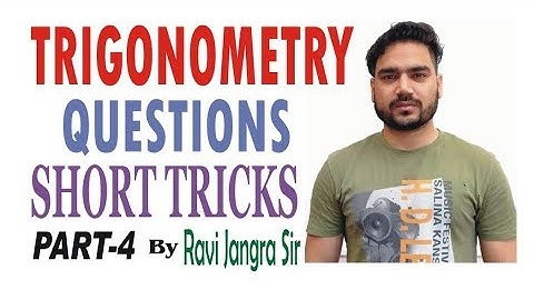 7:00 PM_NDA Maths/Trigonometry questions Short tricks Class 21By Ravi Jangra Sir