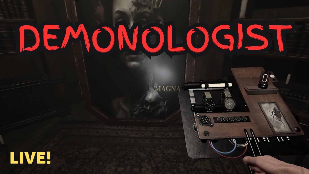 🔴 LIVE [DEMONOLOGIST] NEW MAP AND YOU CAN COUCH?!!! 🔴 - YouTube