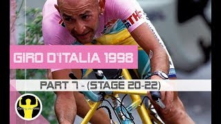 Giro d&#39;Italia 1998 - Part 7 (stage 20-22) - Sensational time trial by Marco Pantani