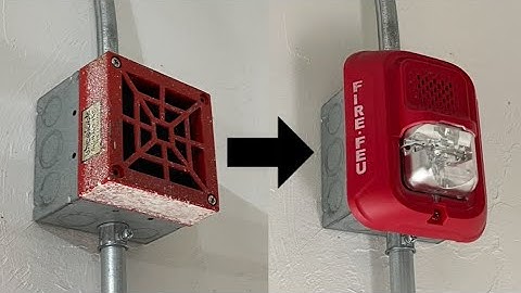 Replacing Old Wheelock Horns with System Sensor L-Series Horn/Strobes | Fire Alarm System Upgrade