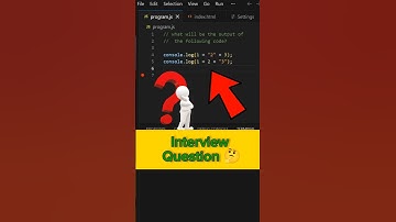 Interviewers Ask This to Check Your Brain! | Can you guess ? #javascript #shorts