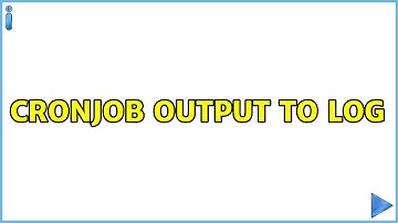 Cronjob output to log