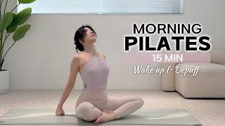 15 Min Morning Pilates Workout  Wake Up U0026 Depuff Reduce Face U0026 Body Puffiness