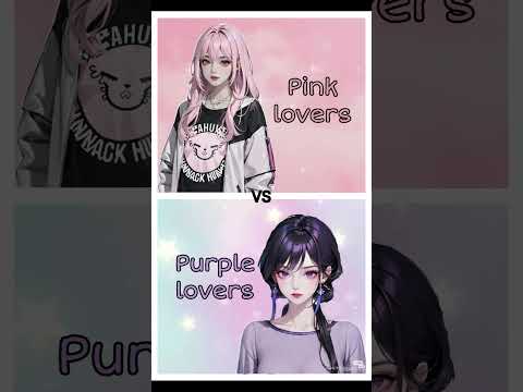 Pink lovers 💕 VS purple lovers 💜 #choose #dressess #fashion #gift #fancy #👗#👝#🕶️#👠#💄#💍#☂️#bridal