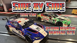 Carrera and Scalextric Aston Martin Vantage GT3