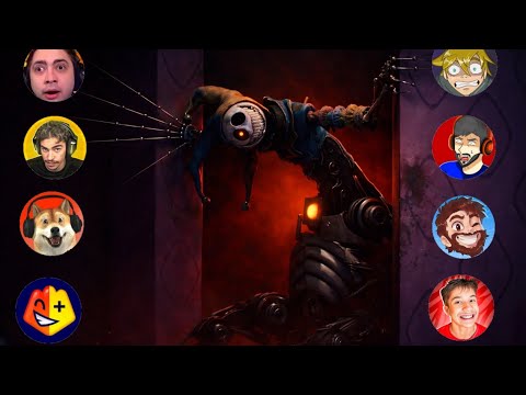 8 YouTubers reacting to the PROTOTYPE FACE! 🎭 (POPPY PLAYTIME 5) 🇧🇷
