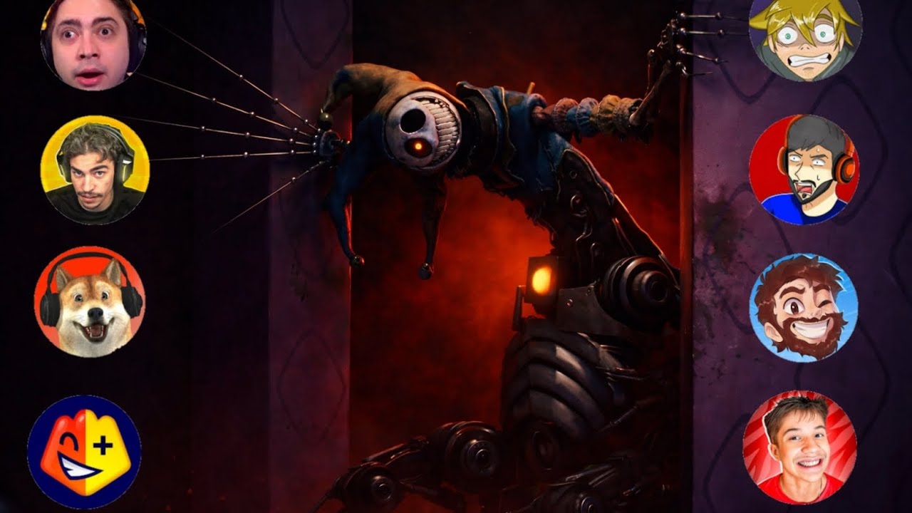 8 YOUTUBERS reagindo ao ROSTO do PROTÓTIPO! 🎭 (POPPY PLAYTIME 5) 🇧🇷