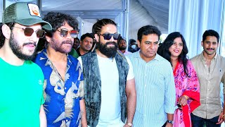 Yash, Nagarjuna, Naga Chaitanya, Akhil And KTR Visuals At Formula E Racing, Hyderabad| Daily Culture
