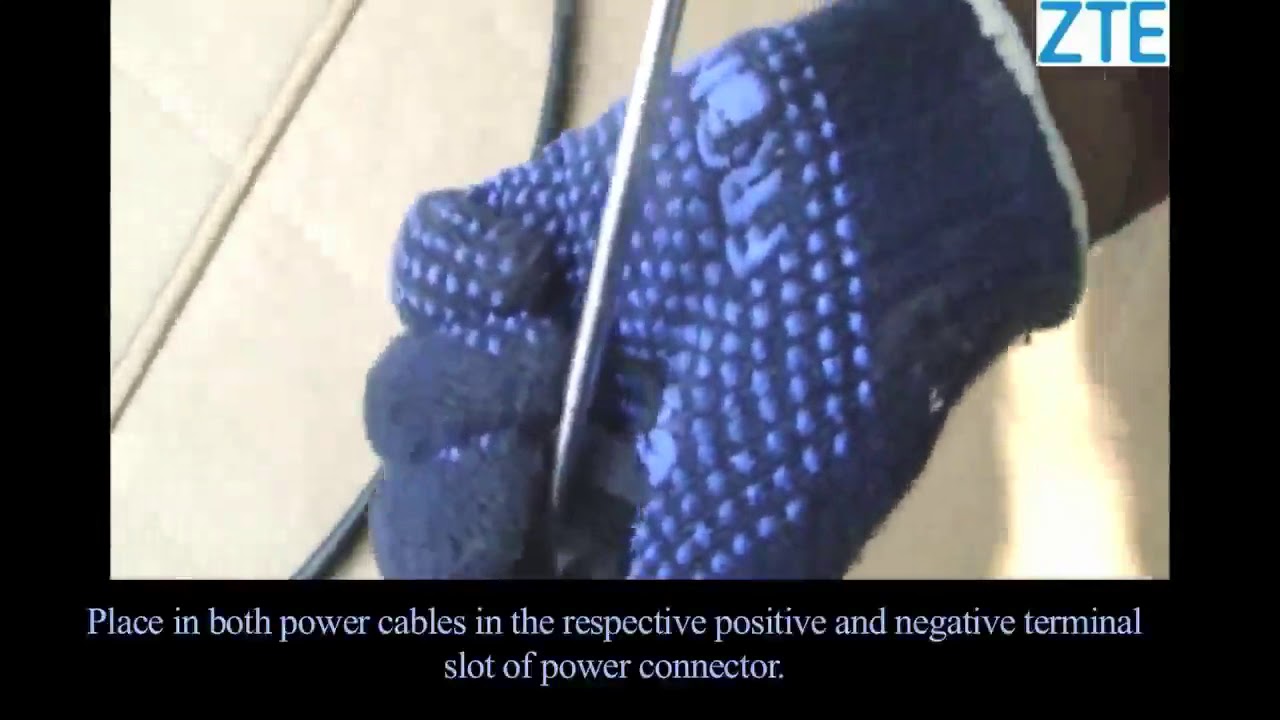 RRU Installation RRU & Antenna connection illustration RRU power ...