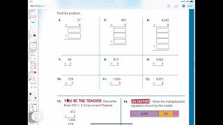 Big Ideas Math G4 3.6 #Grade 4 #4th grade