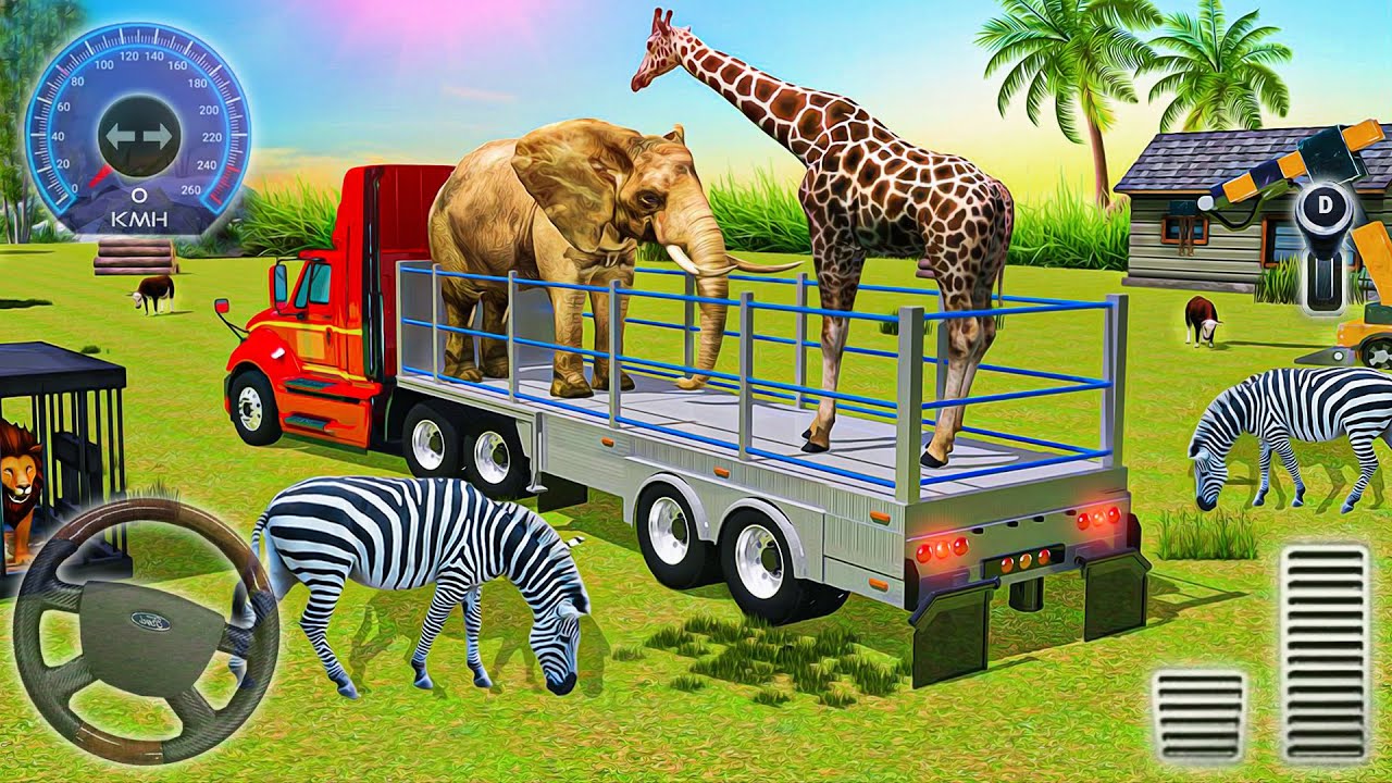 Off-road Animal Truck Simulator - Zoo Animals Transport - Android GamePlay