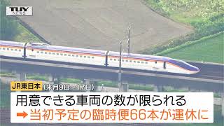 Yamagata Shinkansen] JR East announces that 66 special services