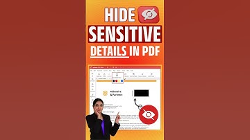 How to Hide Sensitive Data in PDF Files | Redact PDF File Easily #redactpdf #PDFSecurity